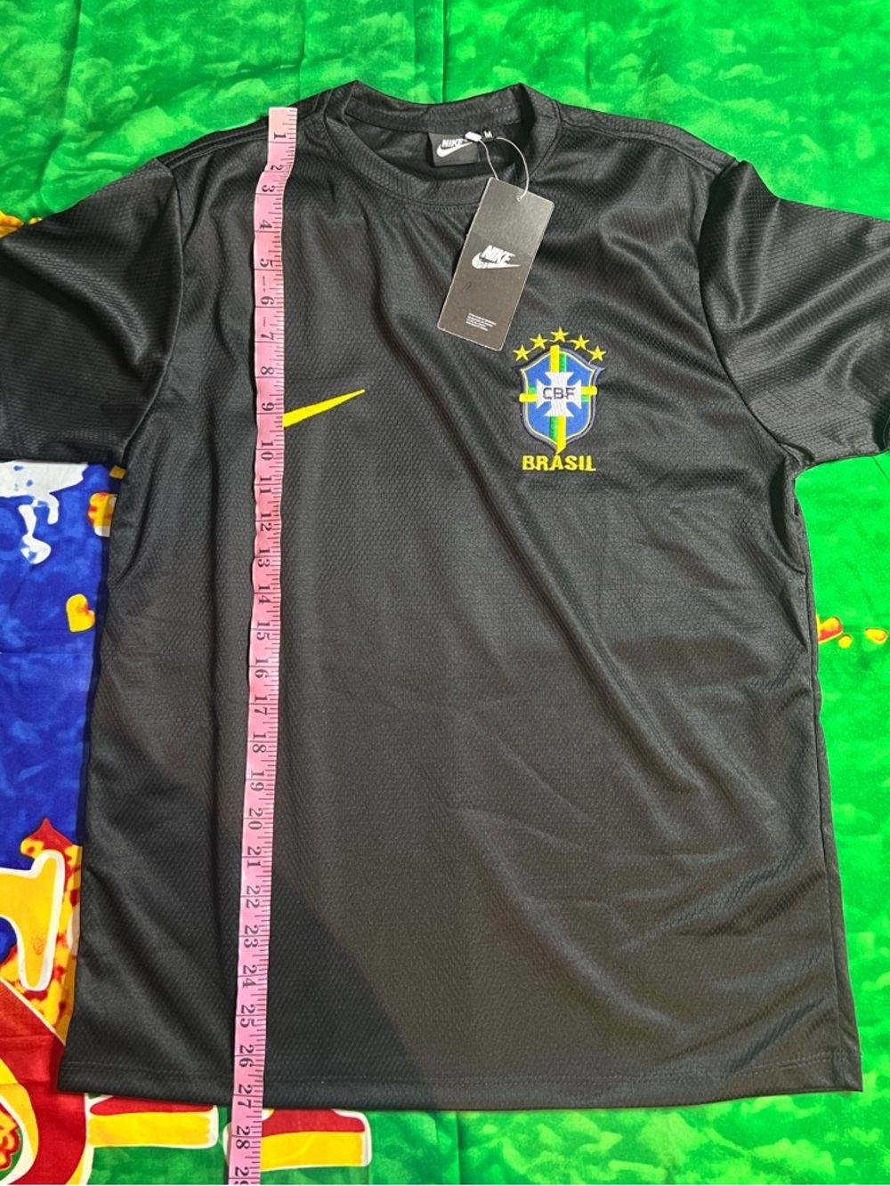Brazil CBF Soccer Jersey in Black with yellow Accents - Picture 5 of 14